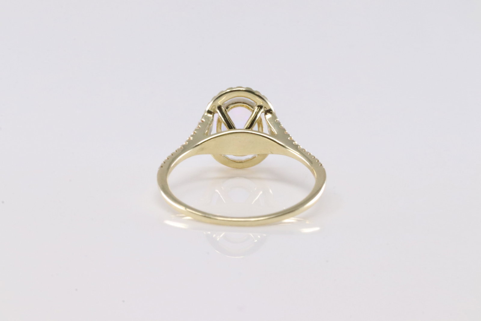 Opal & Diamond Ring 10Kt. - 4