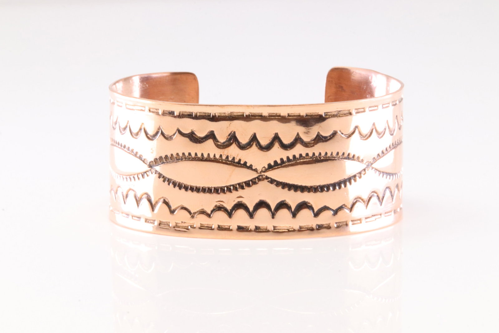 America Copper Stamp Design Bracelet Cuff.: This is a America Copper Stamp Design Bracelet Cuff.