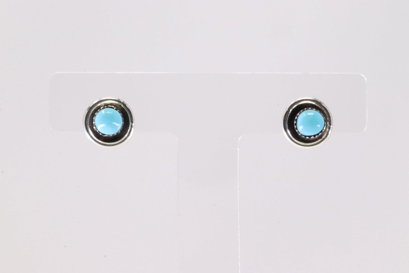 America Sterling Silver Turquoise Post Earring's.: This is a America Sterling Silver Turquoise Post Earring's.