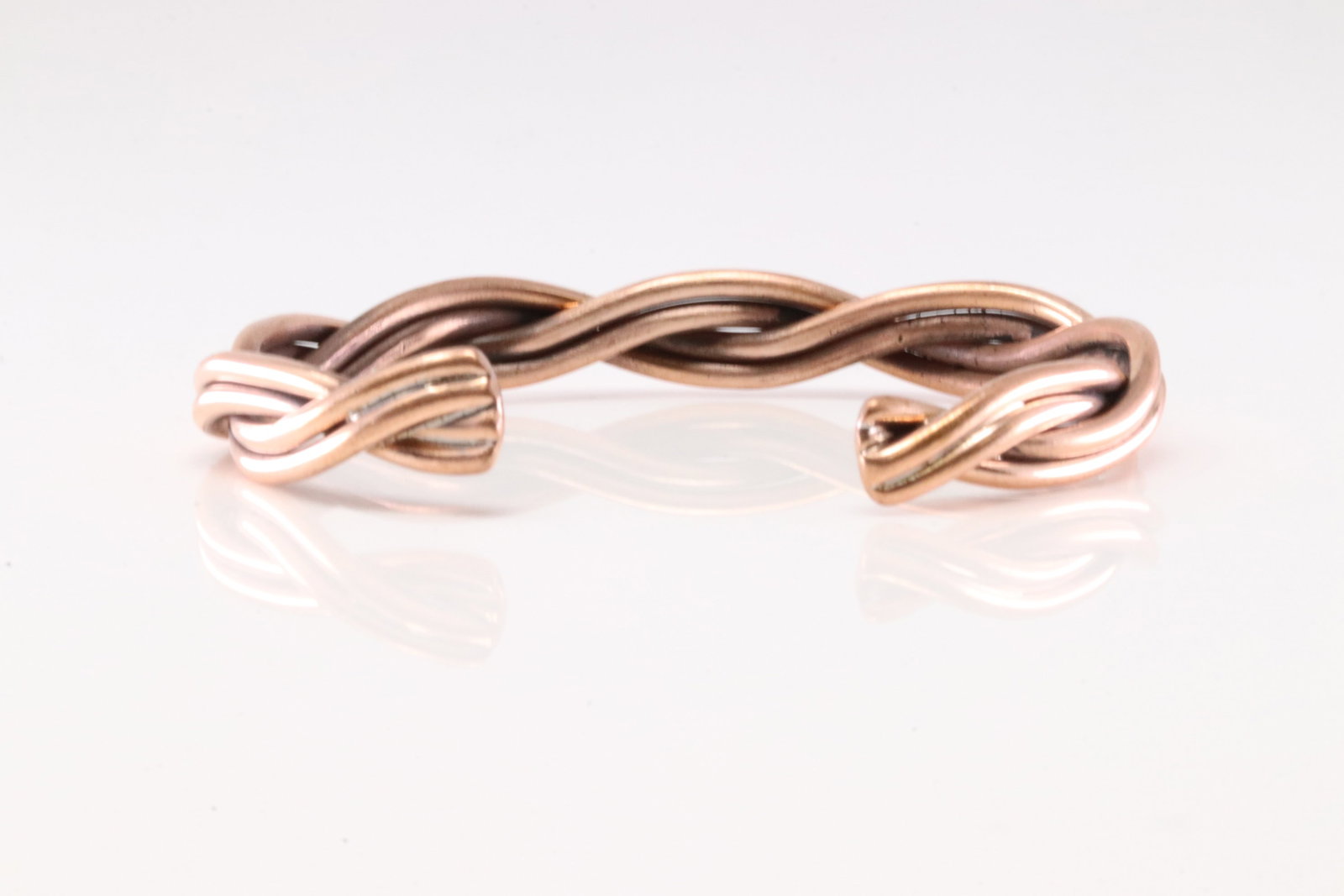 America Copper Solid Bracelet Cuff. - 4