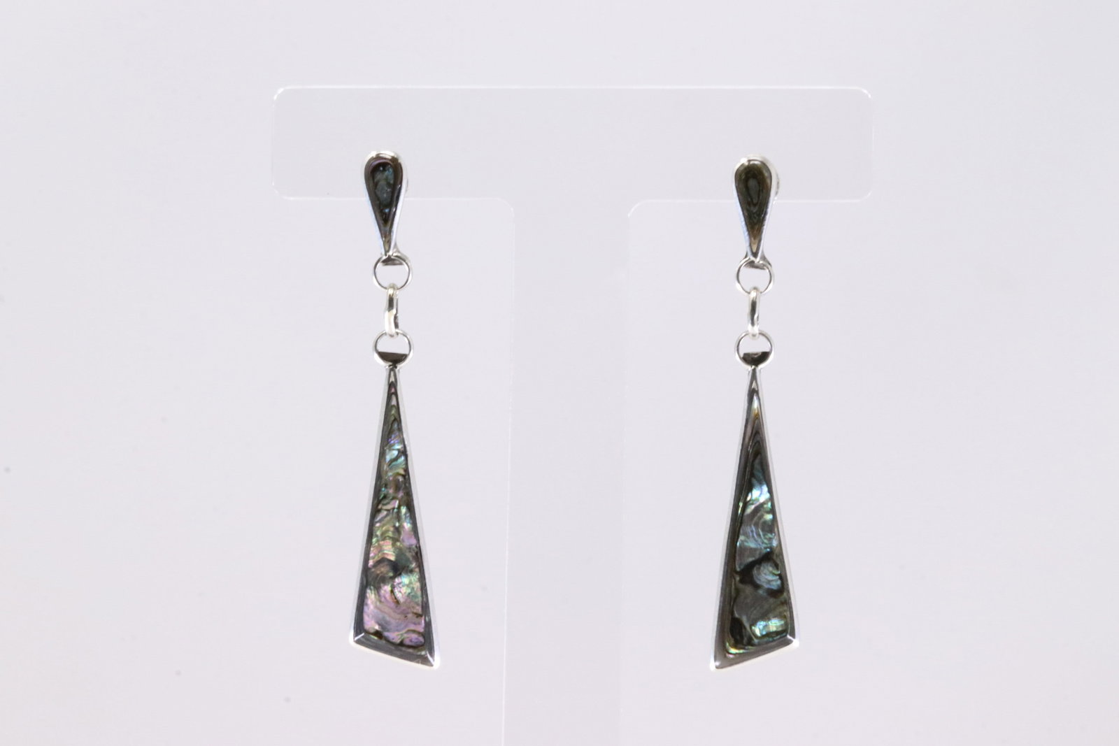 Native America Navajo Sterling Silver Pearl Post / Dangling Earring's By A.Gasper.: This is a Native America Navajo Sterling Silver Pearl Post / Dangling Earring's By A.Gasper.