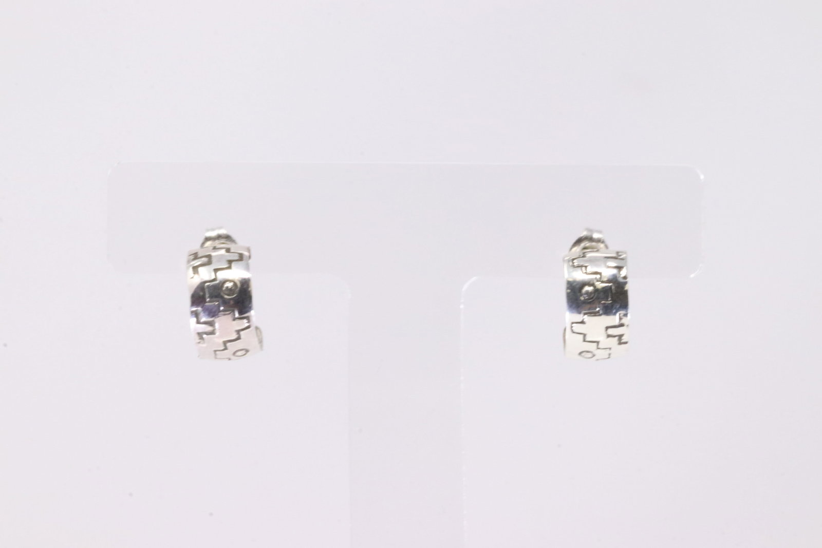 America Sterling Silver Stamped Post Earring's.: This is a America Sterling Silver Stamped Post Earring's.