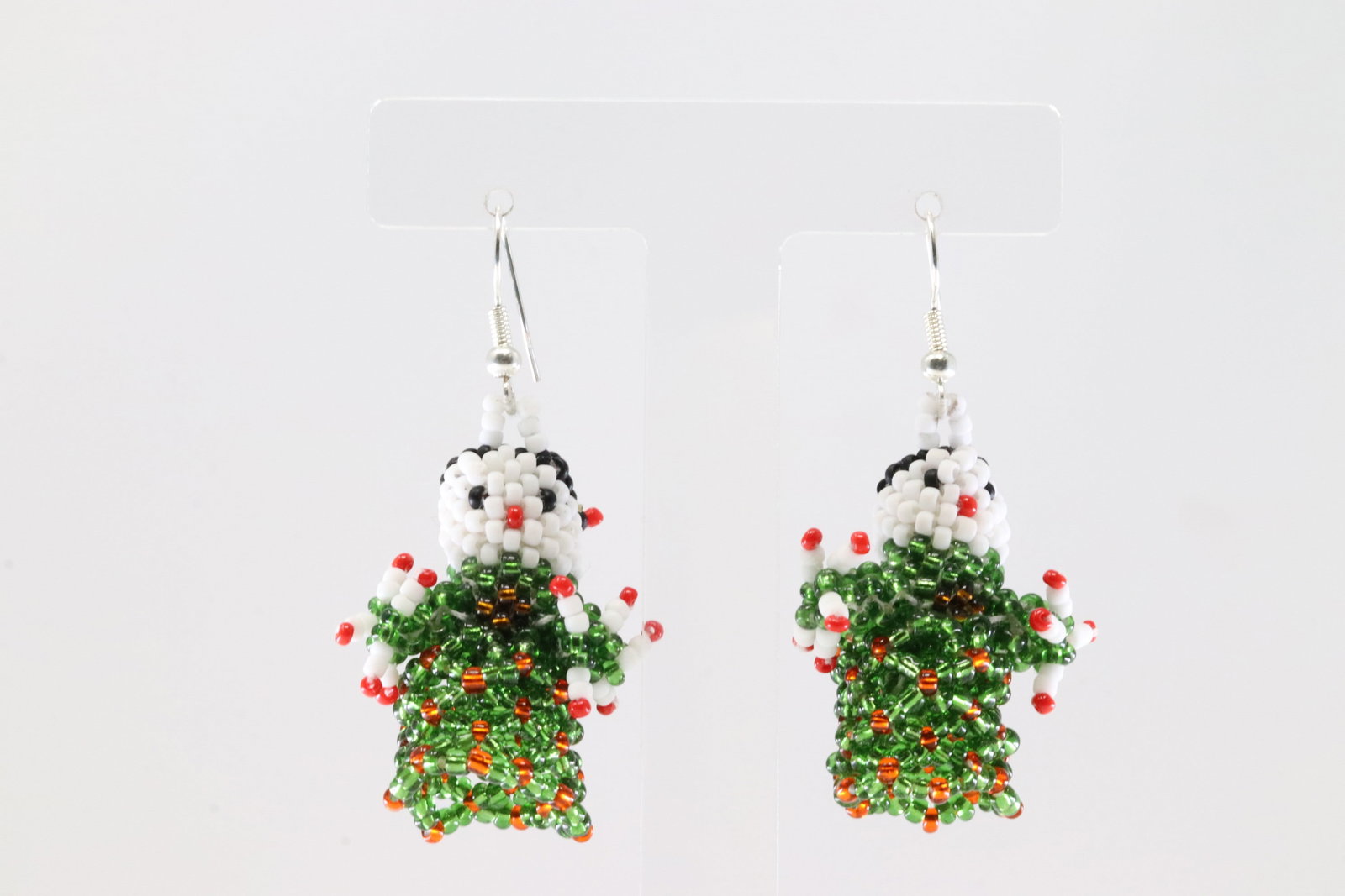 America Sterling Silver Multi-Color Stone Dangling Earring's.: This is a America Sterling Silver Multi-Color Stone Dangling Earring's.