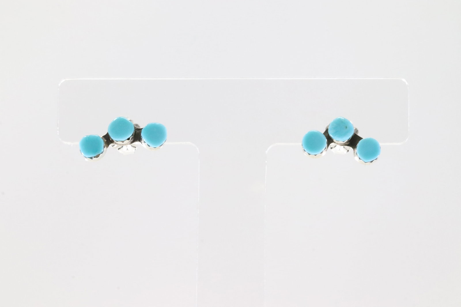 America Sterling Silver Turquoise Post Earring's.: This is a America Sterling Silver Turquoise Post Earring's.
