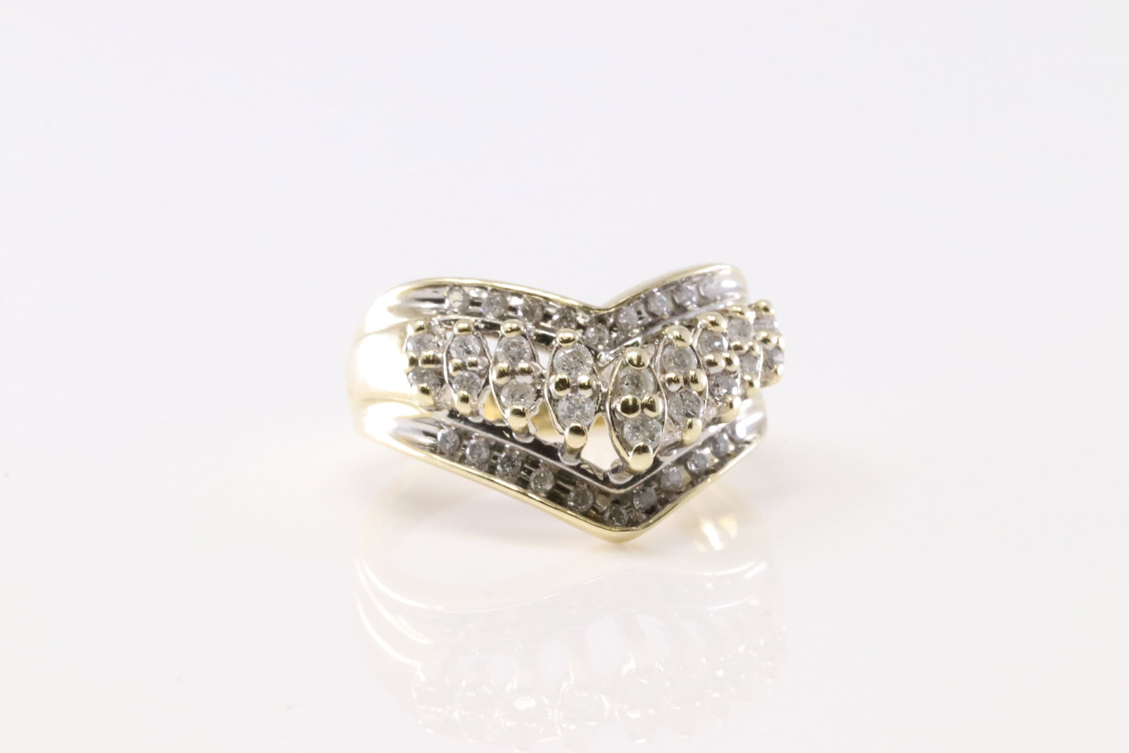 Diamond Ring 10Kt. - 3