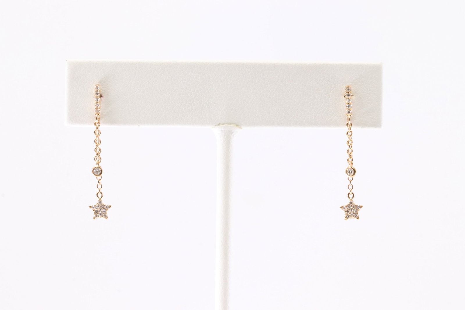 Diamond Stud Drop Earring 18Kt. - 3
