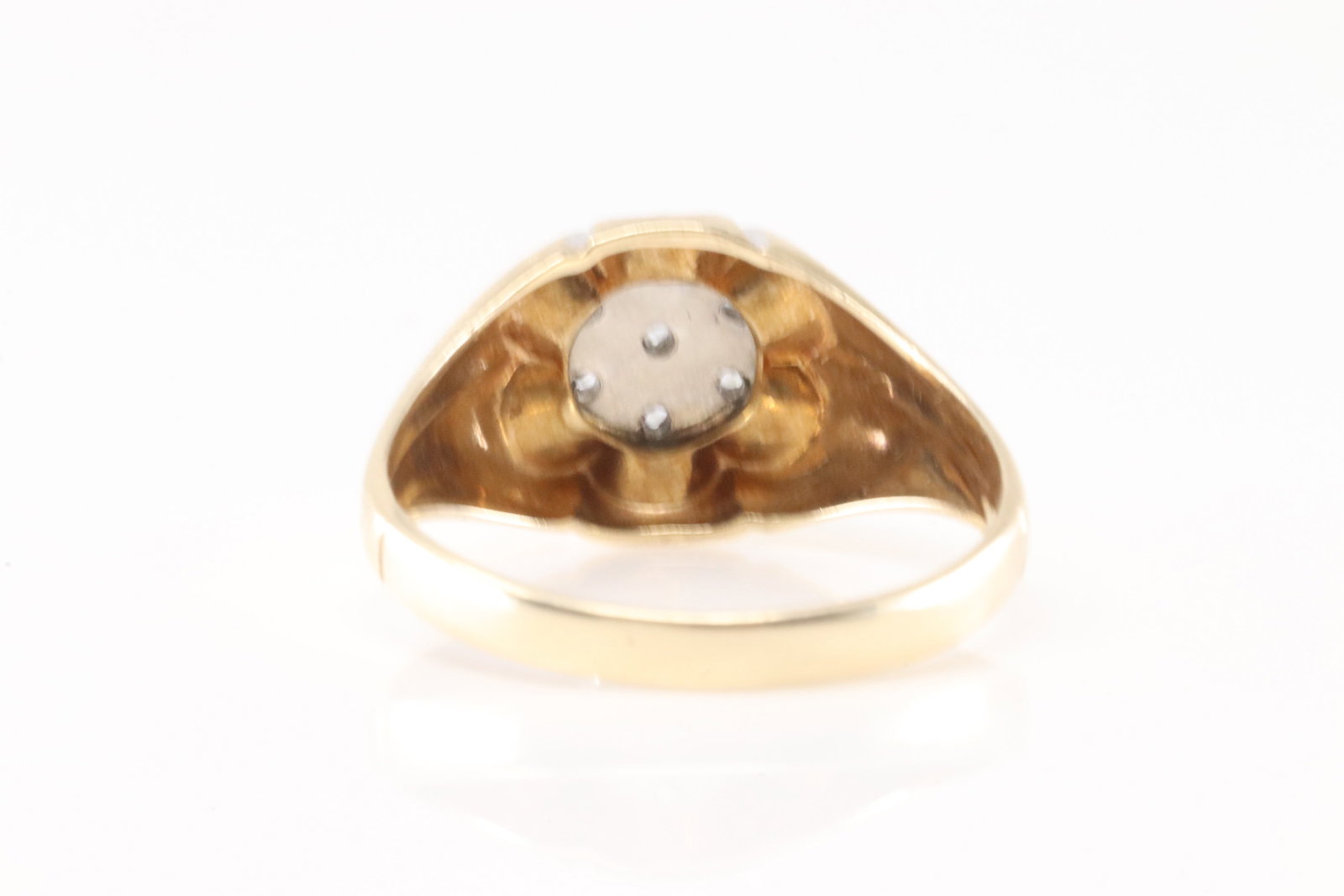 Flower Diamond Ring 10Kt. - 4