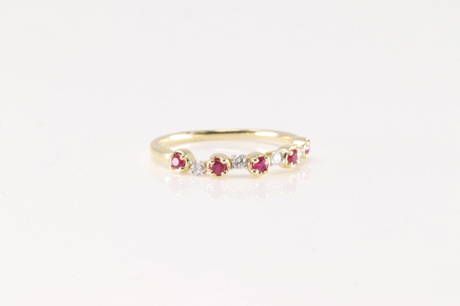 Ruby & Diamond Ring 14Kt. - 2