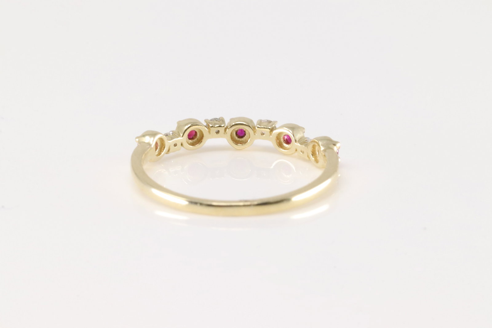 Ruby & Diamond Ring 14Kt. - 4