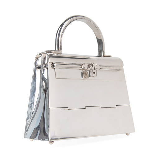 Sold at Auction: Hermes Birkin 25 HSS Bag, White Epsom Leather