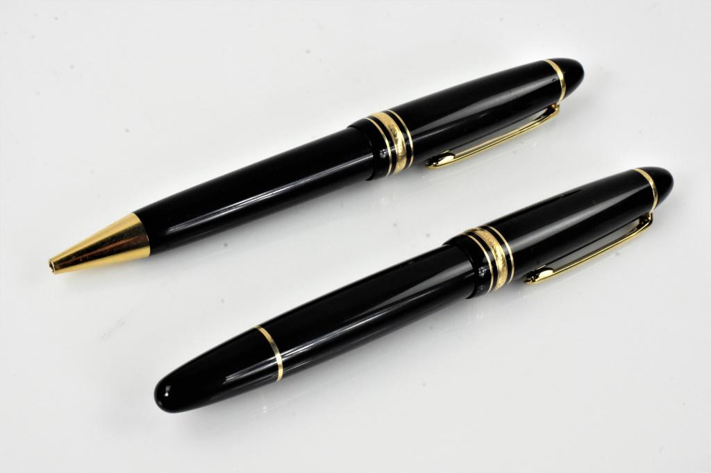 Montblanc Meisterstuck Ballpoint Pen Grouping: Includes 2 pens Meisterstuck No 161 & 166 166 is missing cartridge