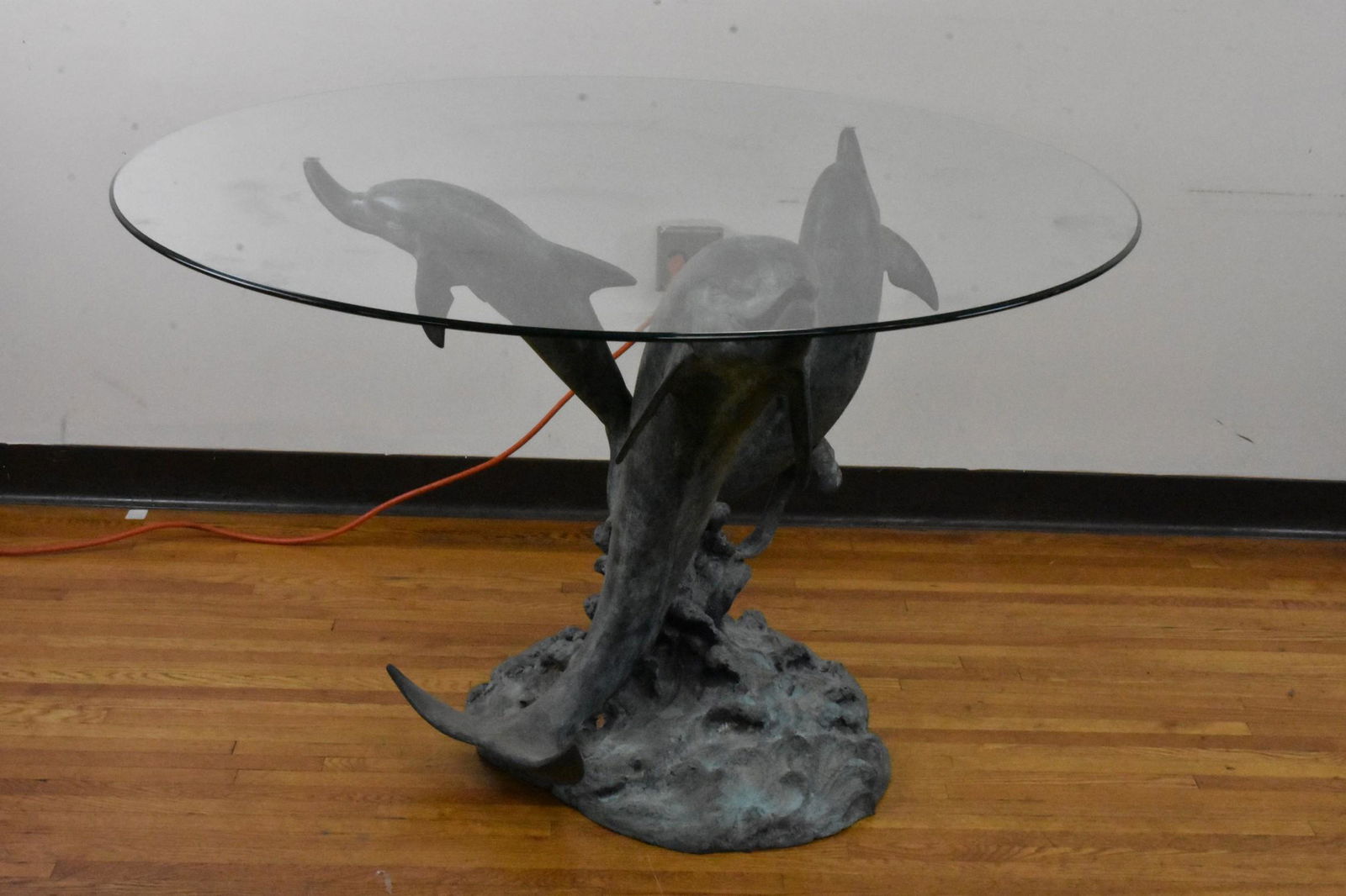 Bronze Dolphin Dining Table (1 of 4)