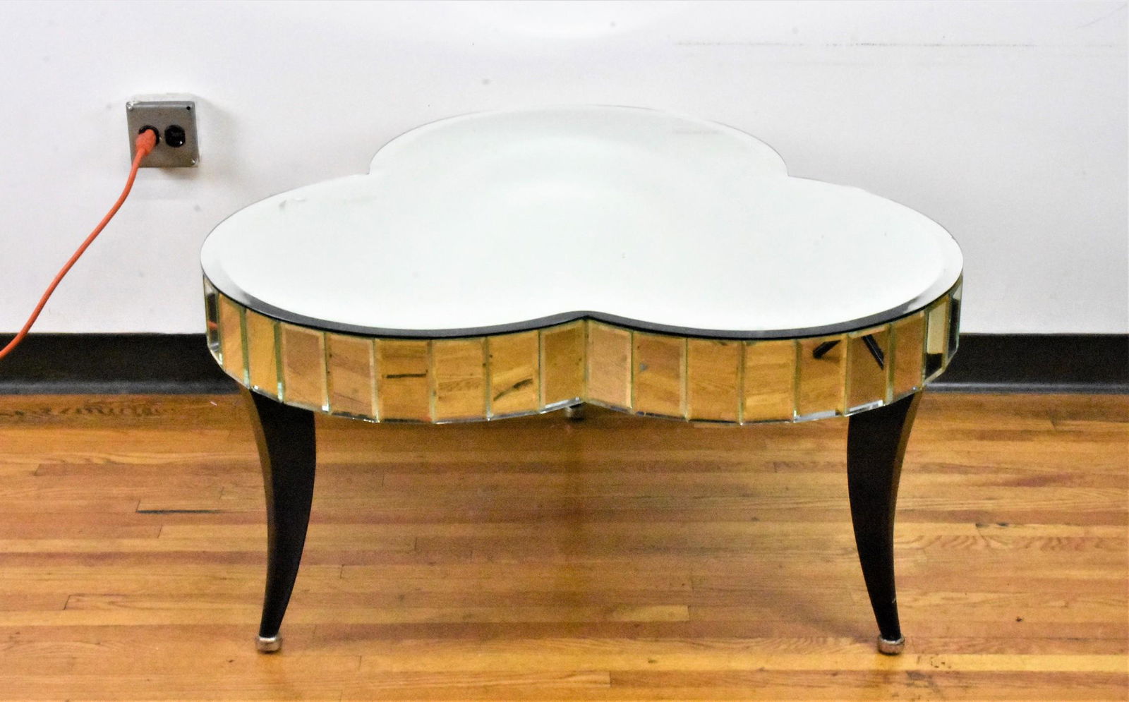 Post Mid-Century Style Mirrored Coffee Table (1 of 3)