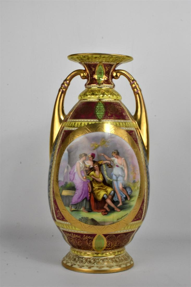 Royal Vienna Porcelain Vase Austria (1 of 9)