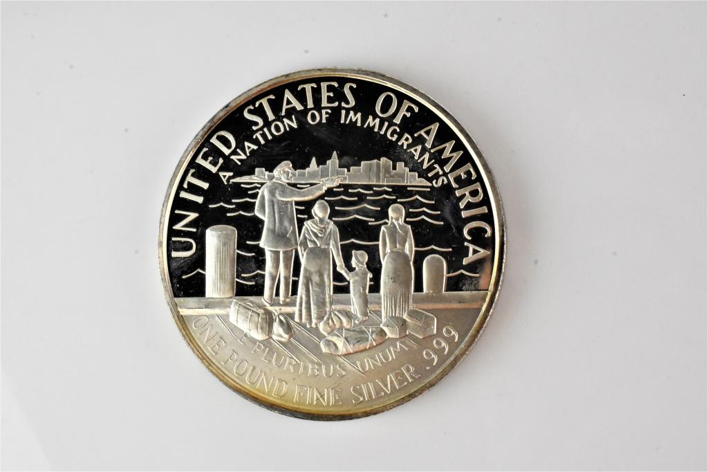 1lb Fine Silver .999 Commemorative Coin (1 of 2)