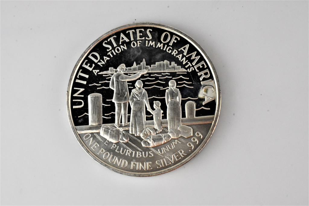 1lb Fine Silver .999 Commemorative Coin (1 of 2)
