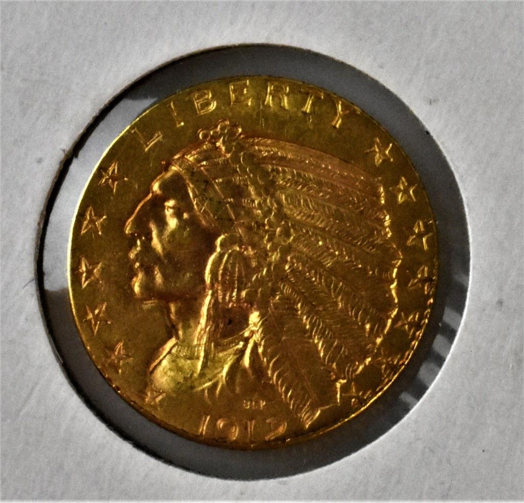 1912 $5 Gold Coin (1 of 2)