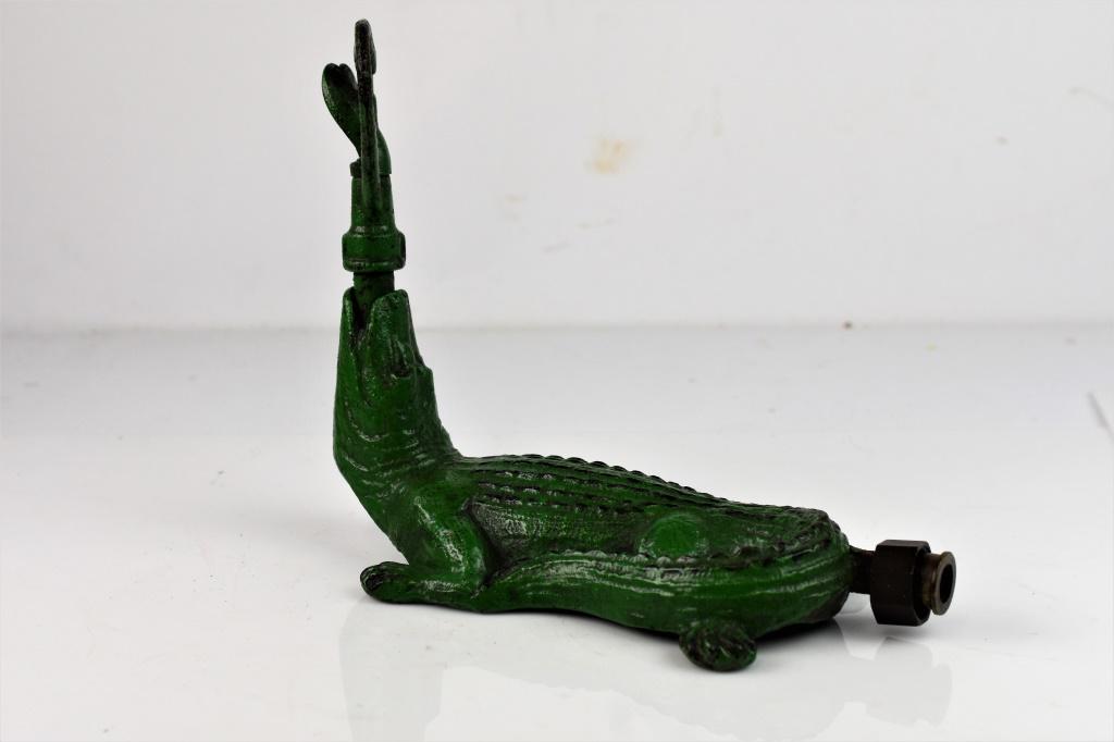 Antique Cast Iron Alligator Sprinkler Head (1 of 5)