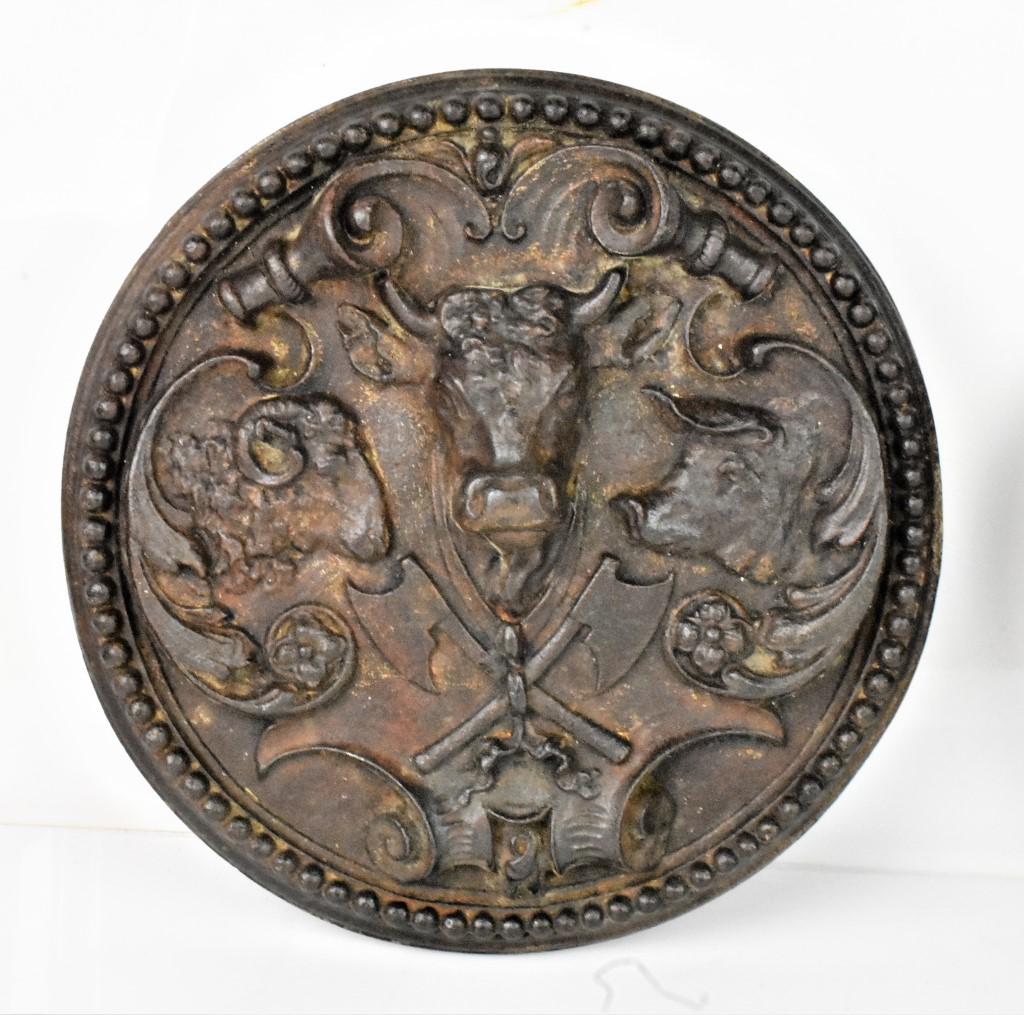 Cast Iron Advertising Plaque (1 of 1)