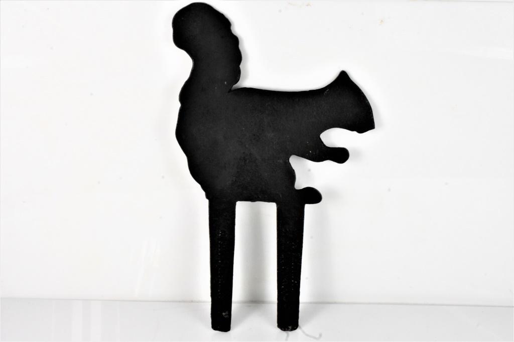 Antique Norristown Cast Iron Squirrel Boot Scraper (1 of 3)