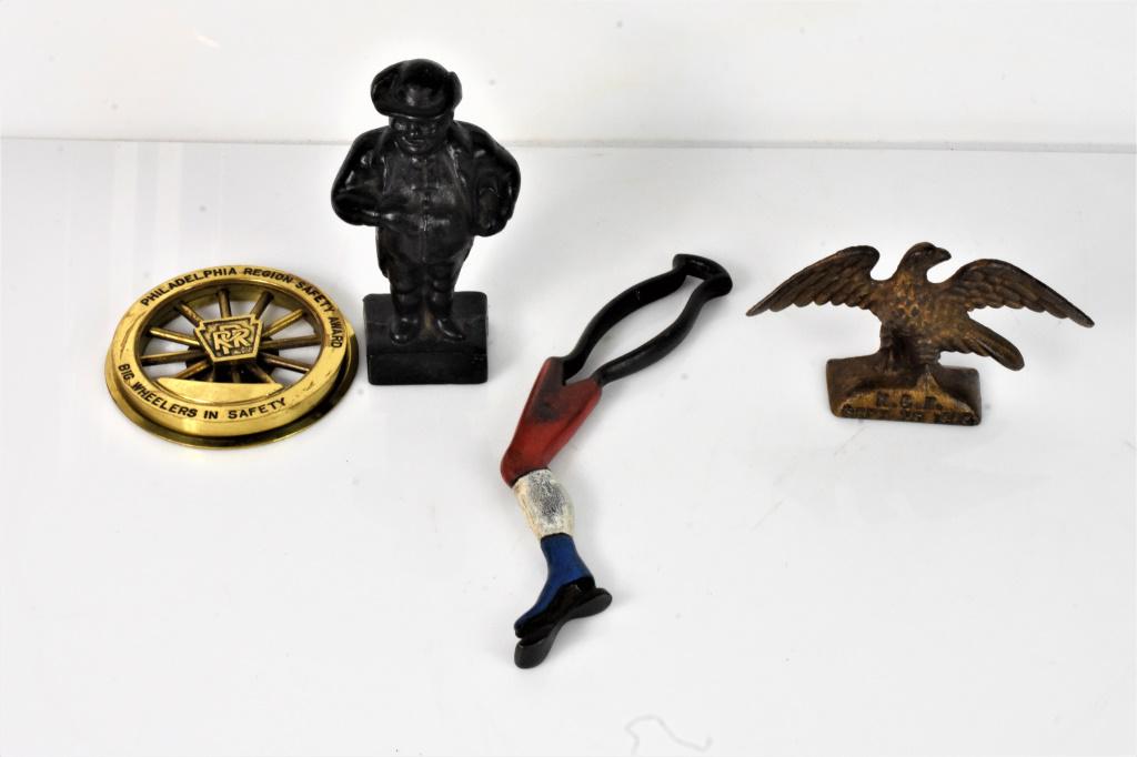 Grouping of Assorted Desk Items Paperweights (1 of 5)