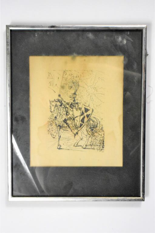 Salvador Dali "Elsid" Etching Born 1904 (1 of 3)