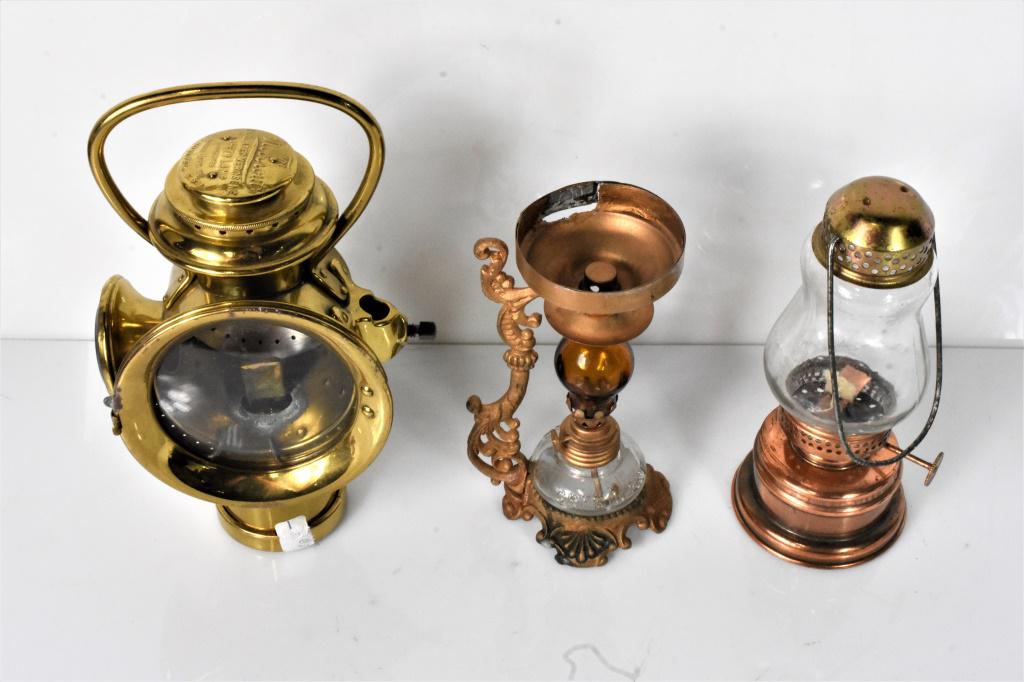 Vintage Lantern & Oil Lamp Grouping (1 of 3)