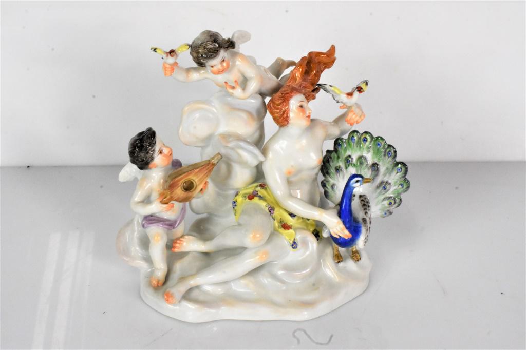 Meissen Porcelain Figural Grouping (1 of 4)