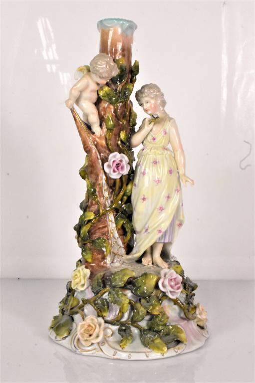 Sitzendorf Porcelain Candlestick (1 of 5)