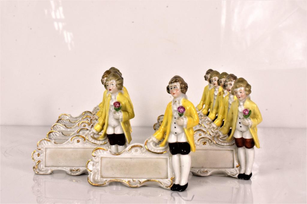 German Porcelain Placecard Holder Grouping (1 of 3)