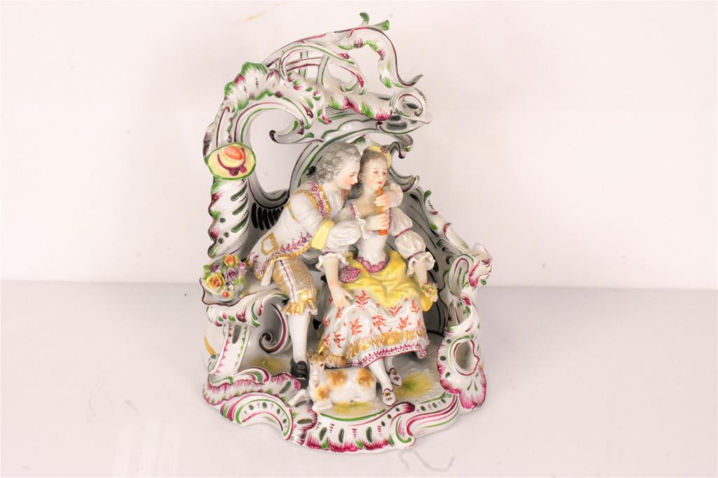 German Porcelain Figural Grouping (1 of 4)