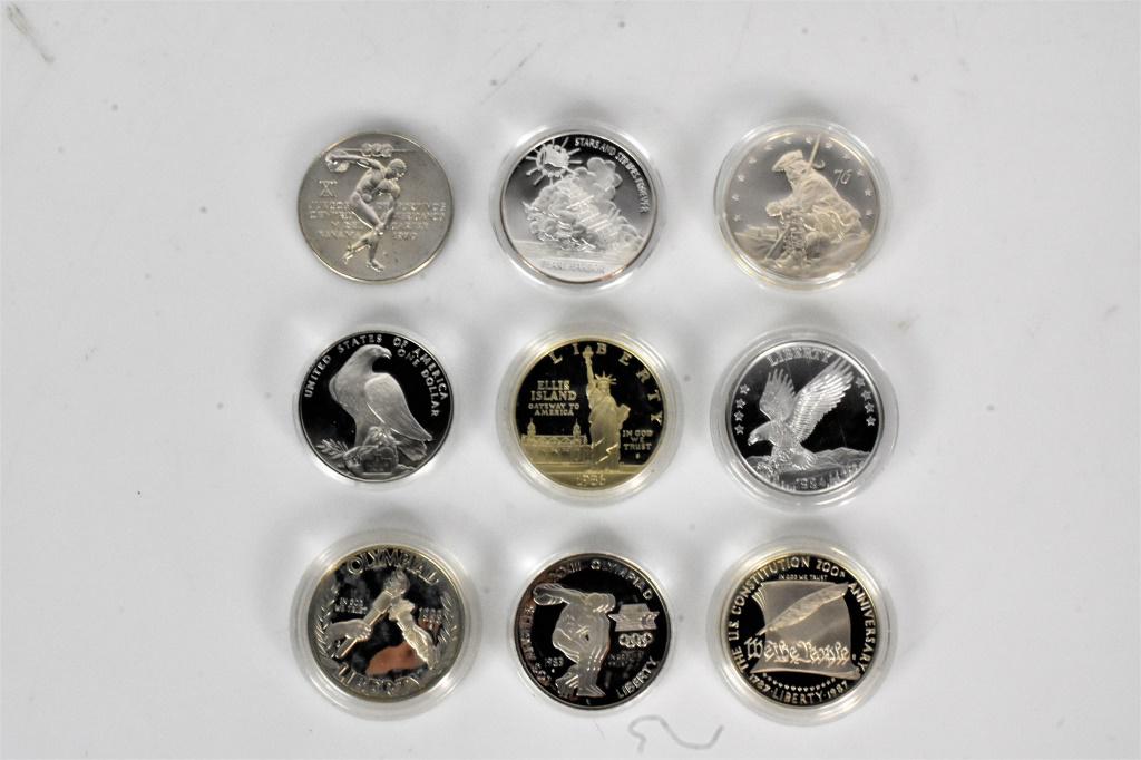 9 Commemorative Silver Rounds (1 of 4)