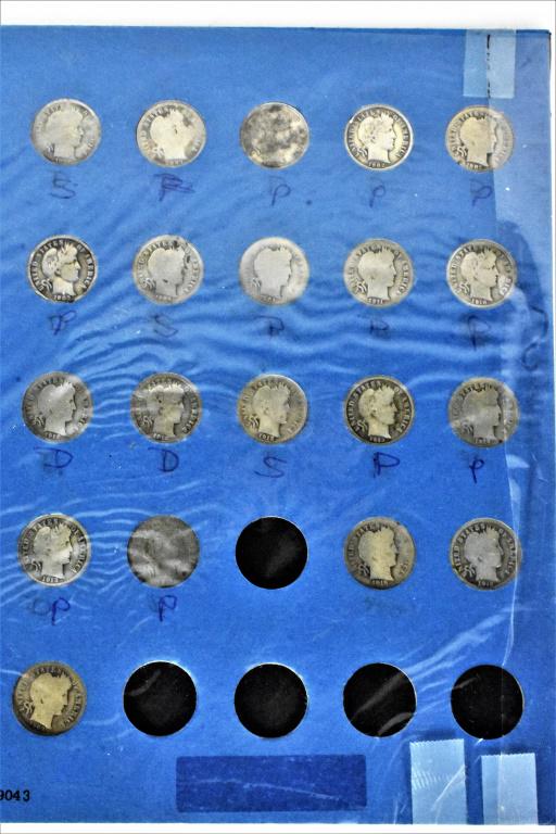 Barber Dime Grouping (1 of 4)