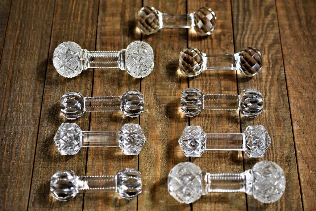 Antique Cut Glass Knife Rest Sets Grouping (1 of 2)