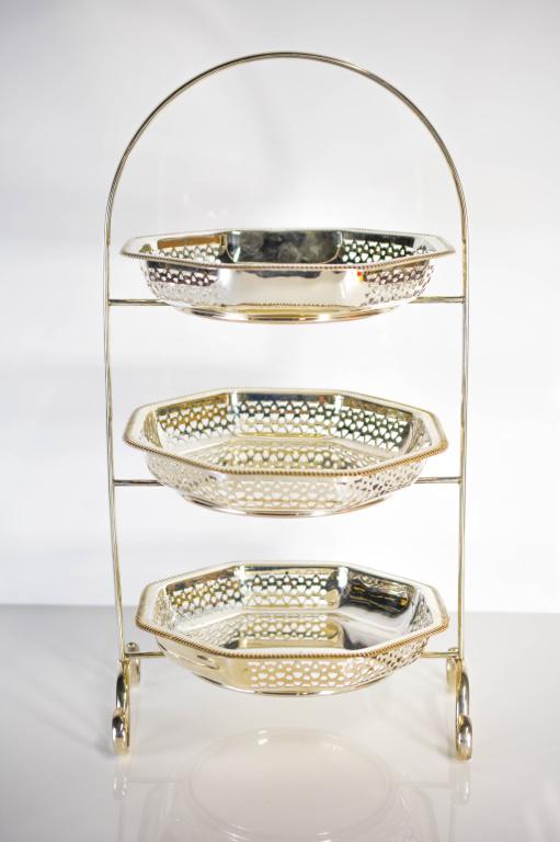 English Silverplate Cake Stand (1 of 1)