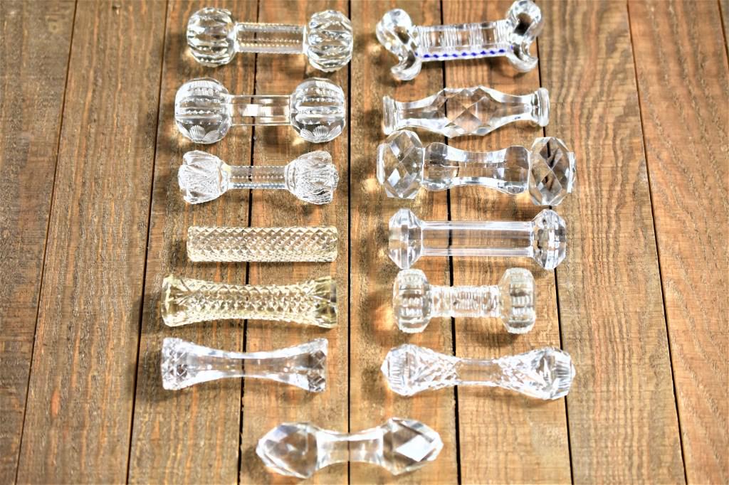 Antique Diminutive Cut Glass Knife Rest Grouping (1 of 2)