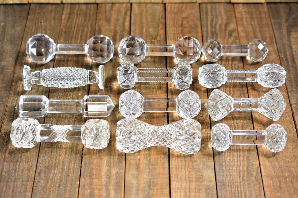 Antique Cut Glas Knife Rest Grouping (1 of 5)