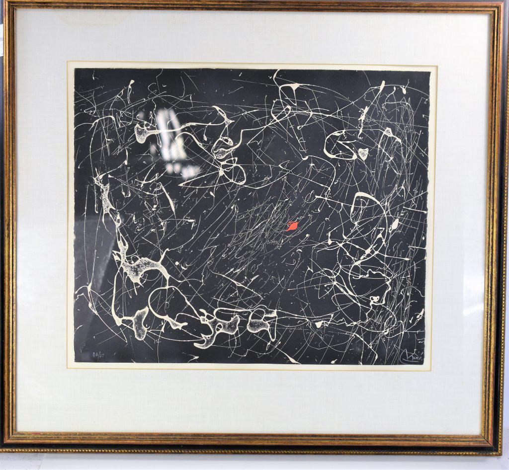 Joan Miro, (Spanish 1893 - 1983) Fissures (1 of 8)