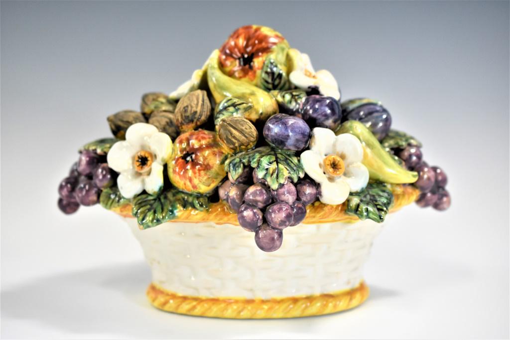 Large French Faience Majolica Centerpiece (1 of 2)