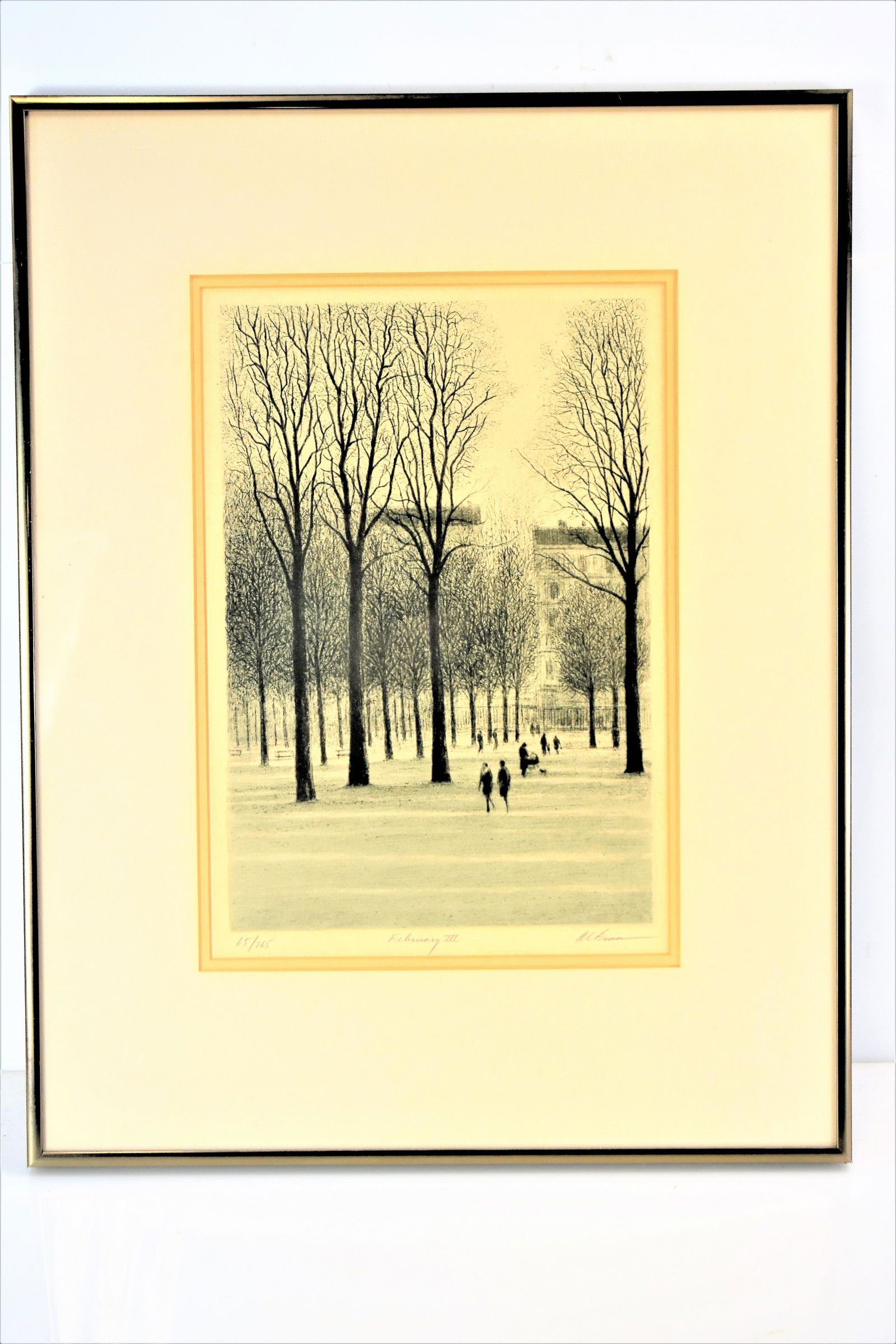 Harold Altman "February III" Lithograph (1 of 9)