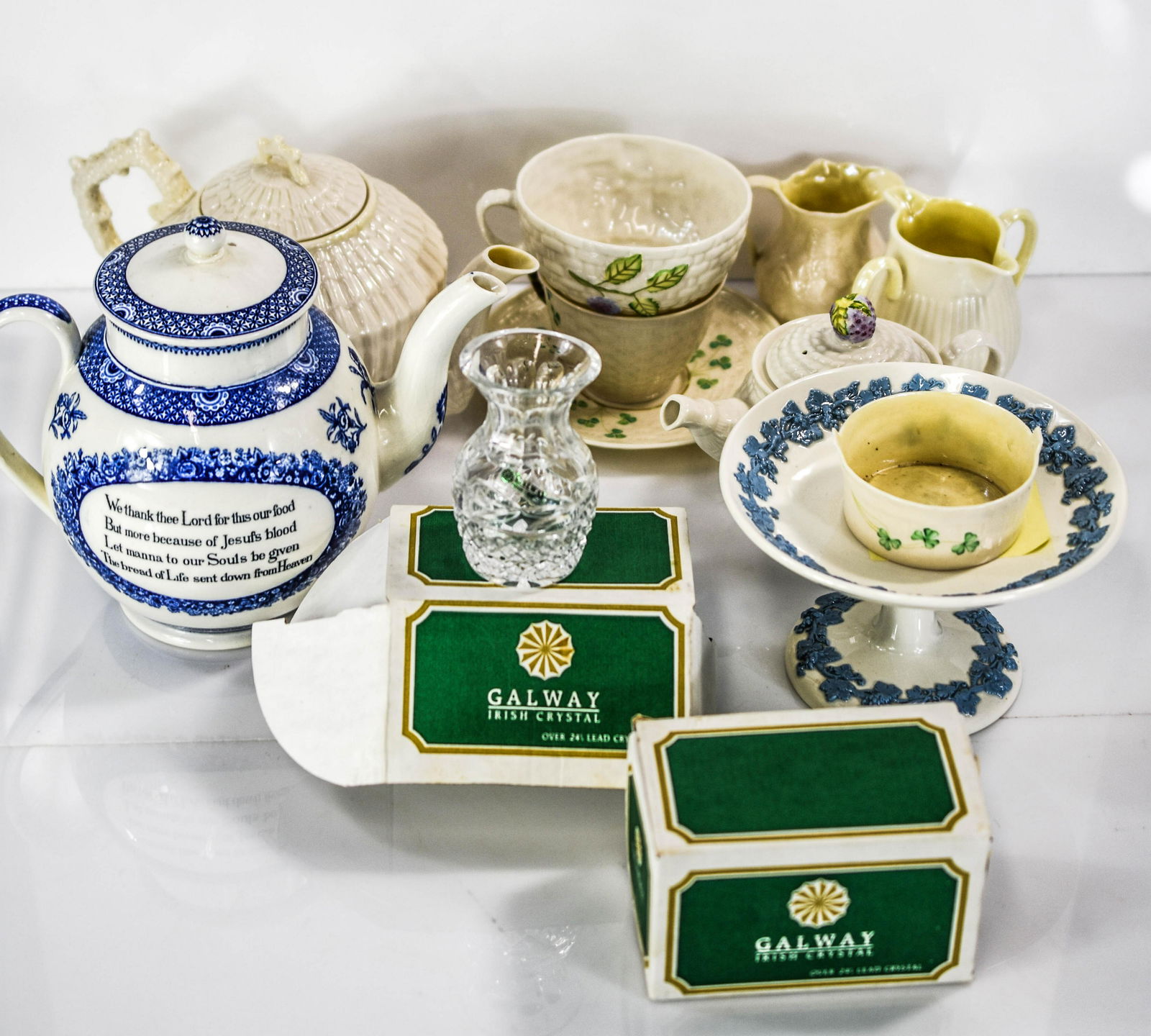 Lenox, Wedgewood, & Belleek Porcelain Grouping (1 of 7)