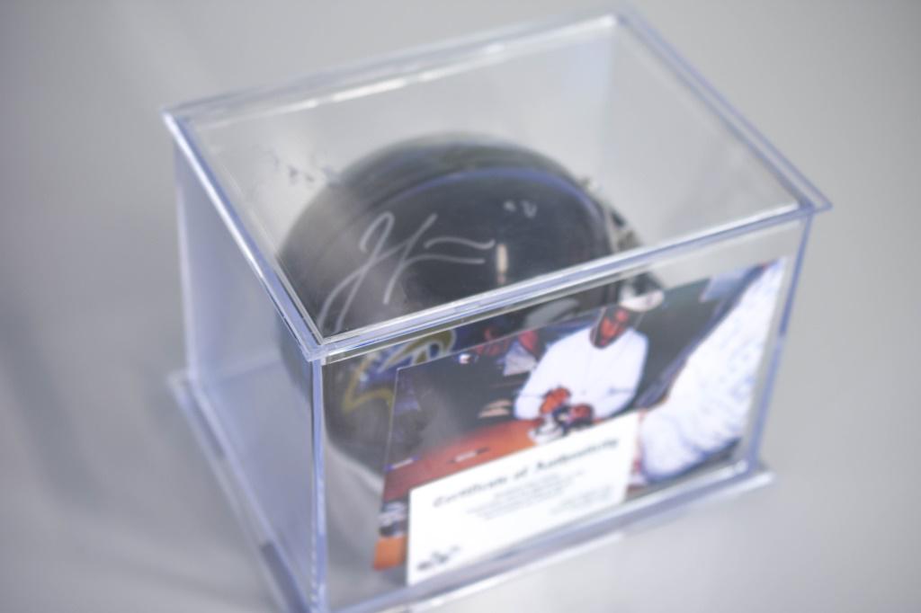 Jamal Lewis Autographed Mini Helmet (1 of 3)