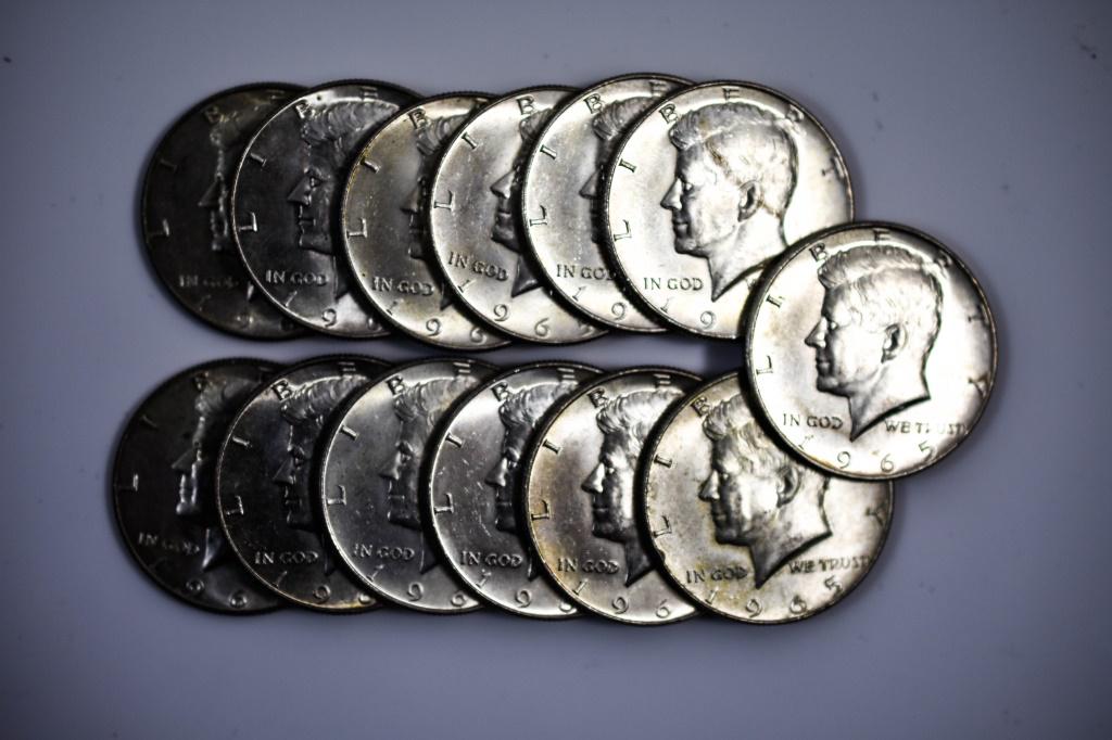 1965 Kennedy Half Dollar Grouping (1 of 1)