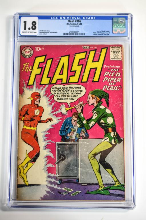 The Flash #106 CGC 1.8 (1 of 4)