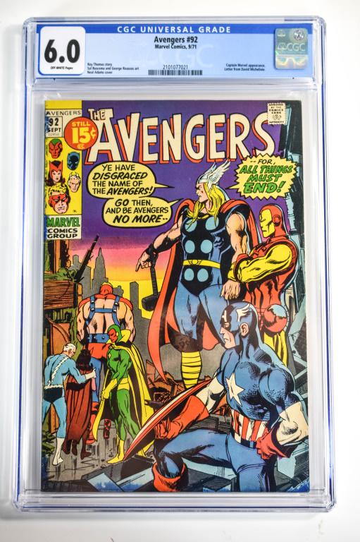 Avengers #92 CGC 6.0 (1 of 4)