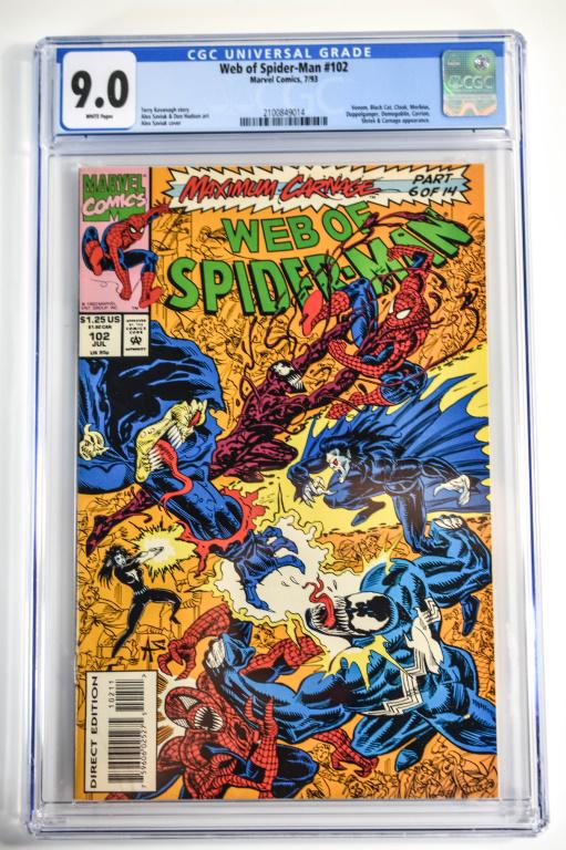 Web of Spiderman #102 CGC 9.0 (1 of 4)