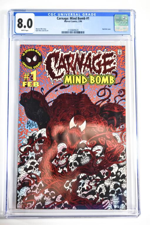 Carnage: Mind Bomb #1 CGC 8.0 (1 of 4)