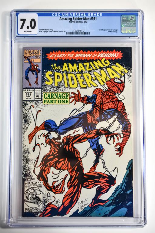 Amazing Spiderman #361 CGC 7.0 (1 of 4)