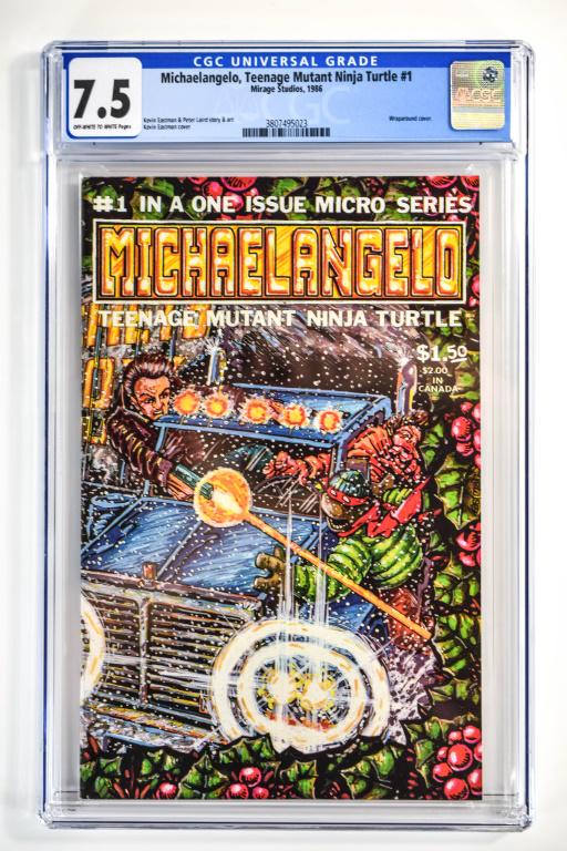 Michaelangelo, TMNT #1 CGC 7.5 (1 of 4)