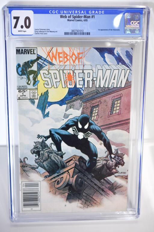 Web of Spider-Man #1 CGC 7.0 (1 of 4)